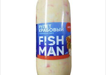 FISHMAN Крабовый рулет с ароматом сыра 400 гр