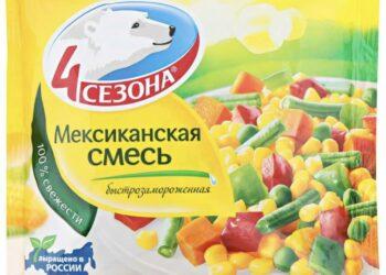Овощная смесь заморож. 4 сезона 400 гр
